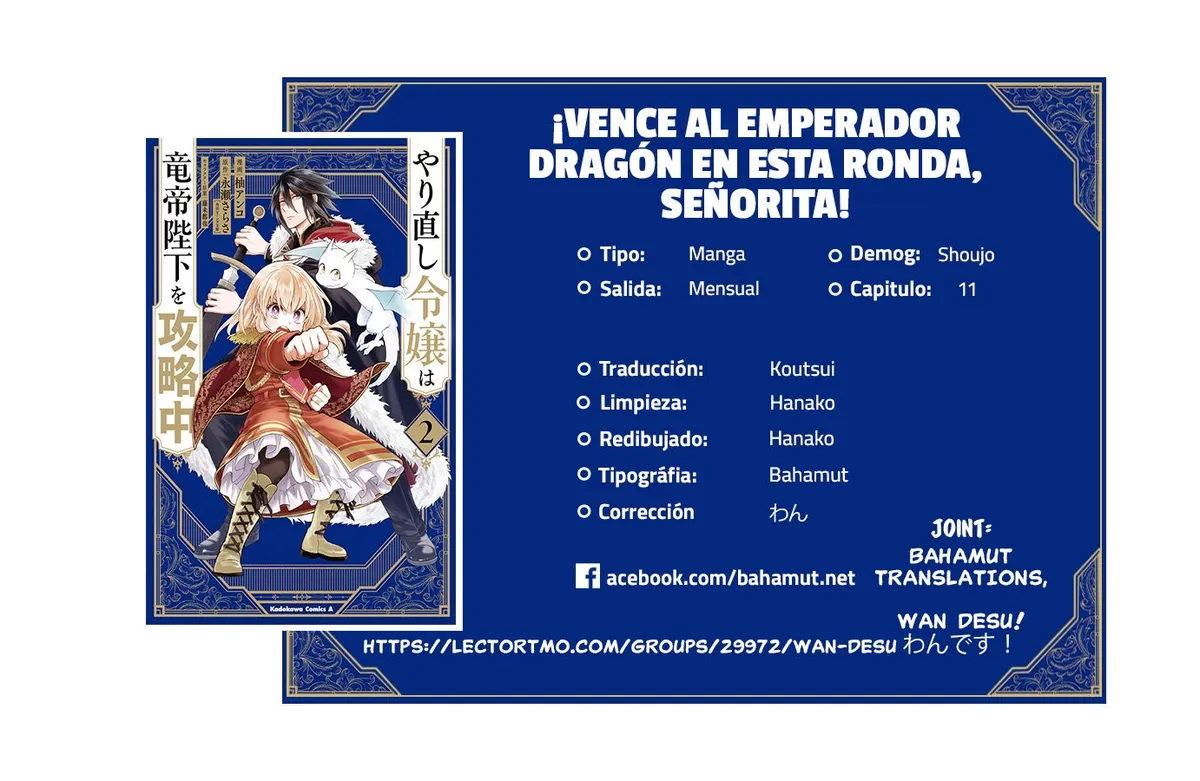 ¡Vence al Emperador Dragón en esta ronda, Señorita! Capítulo 11 en Línea - página 1