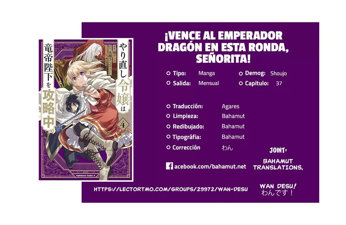 ¡Vence al Emperador Dragón en esta ronda, Señorita! Capítulo 37 en Línea - página 1