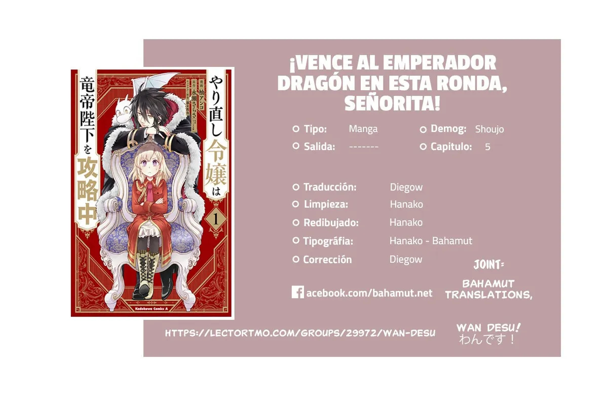 ¡Vence al Emperador Dragón en esta ronda, Señorita! Capítulo 5 en Línea - página 1