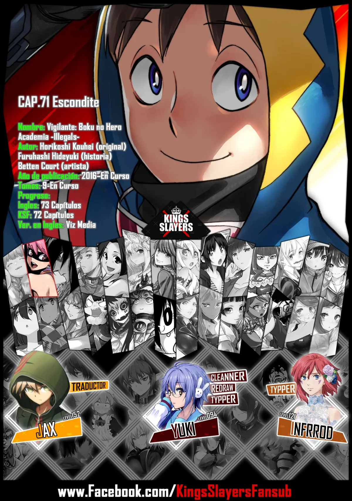 Vigilante: Boku no Hero Academia Illegals Capítulo 71 en Línea - página 1