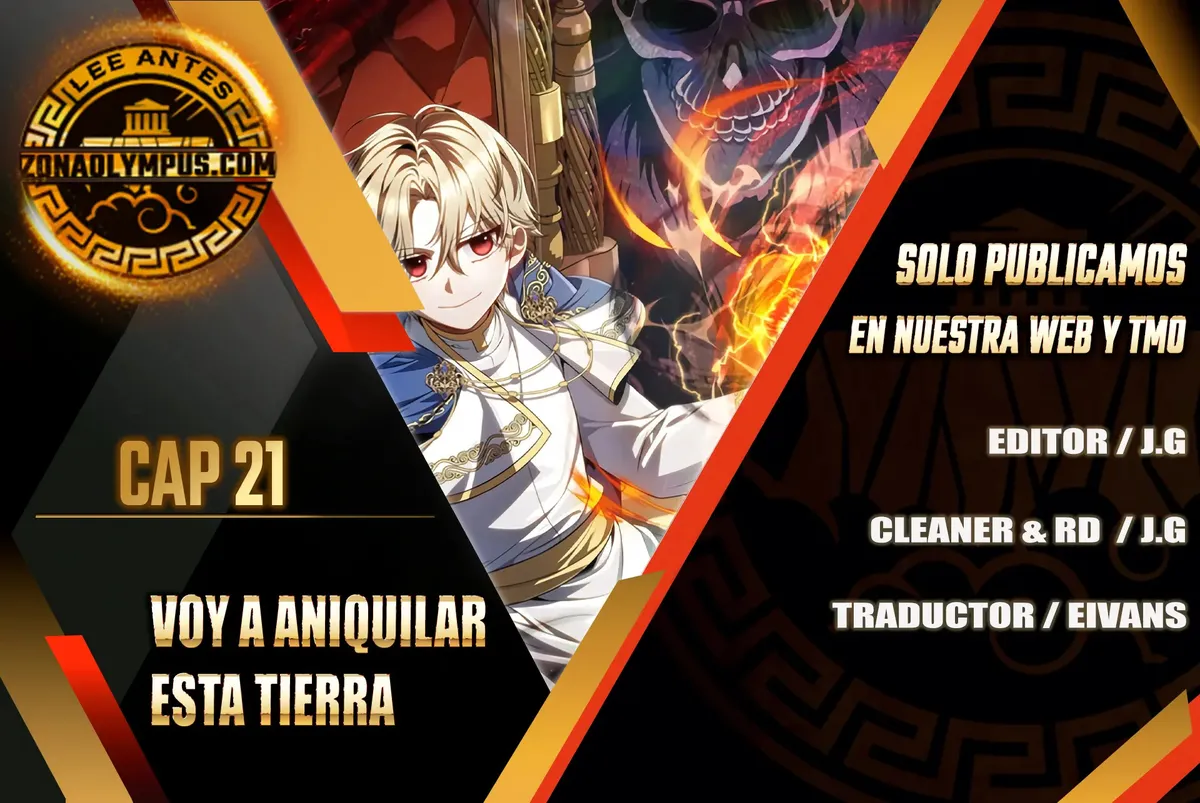 Voy a Aniquilar Esta Tierra Capítulo 21 en Línea - página 1