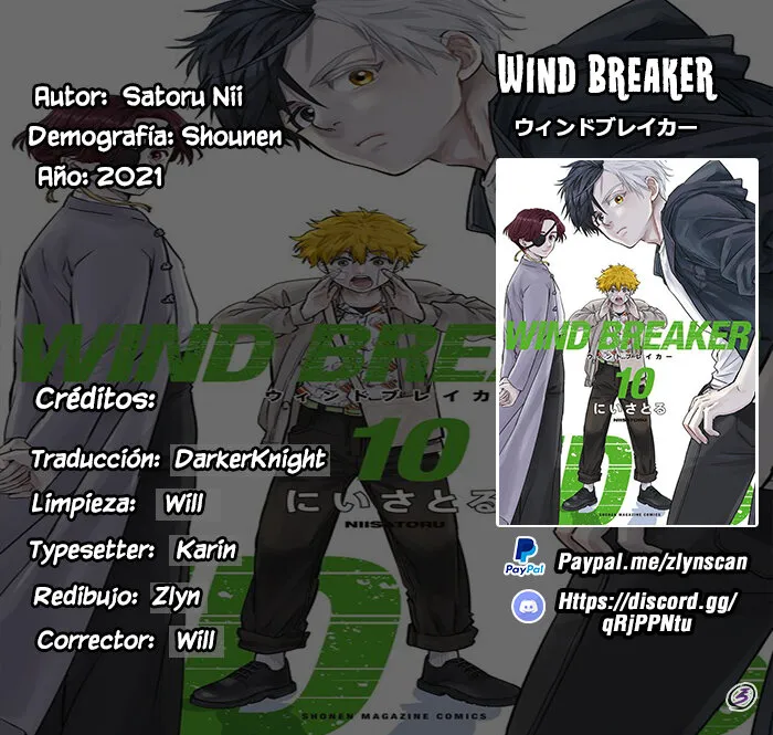 WIND BREAKER Capítulo 70 en Línea - página 1