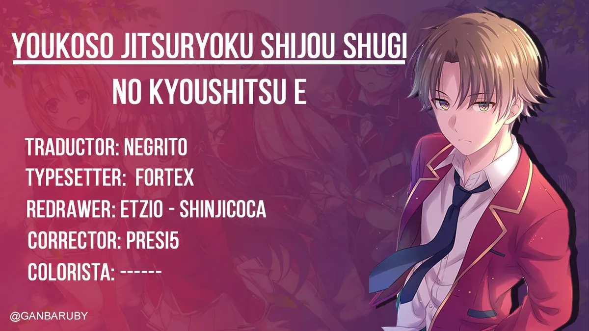 Youkoso Jitsuryoku Shijou Shugi no Kyoushitsu e Capítulo 39 en Línea - página 1