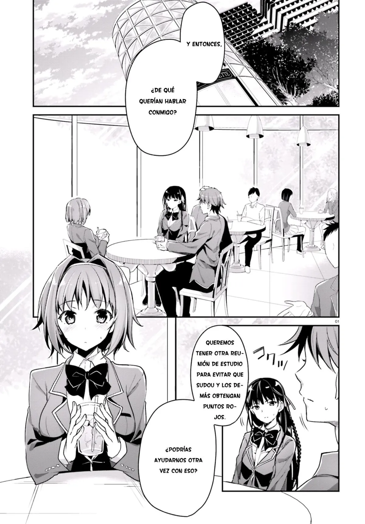 Youkoso Jitsuryoku Shijou Shugi no Kyoushitsu e Capítulo 7 en Línea - página 1