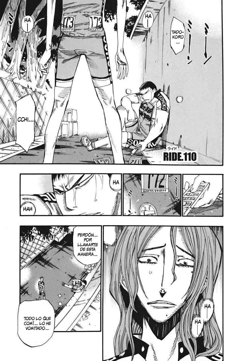Yowamushi Pedal Capítulo 110 en Línea - página 1