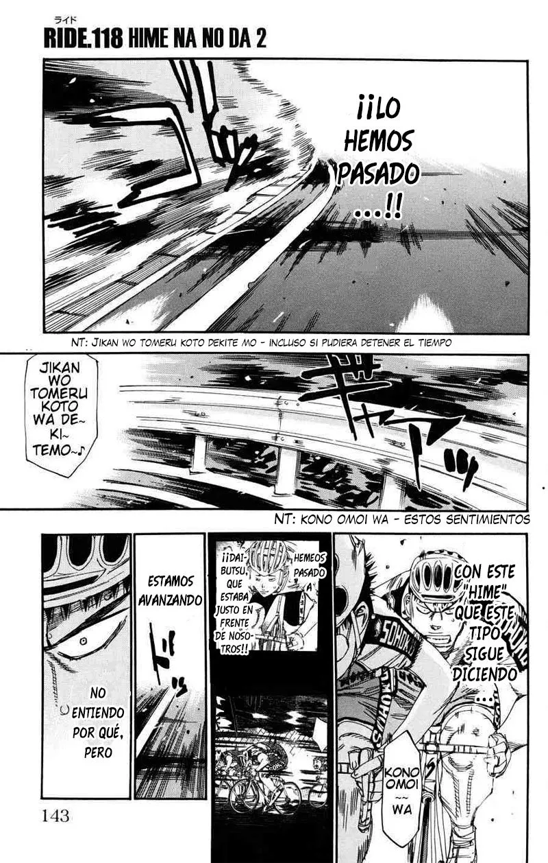 Yowamushi Pedal Capítulo 118 en Línea - página 1