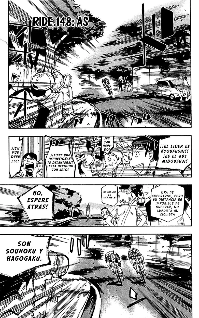Yowamushi Pedal Capítulo 148 en Línea - página 1