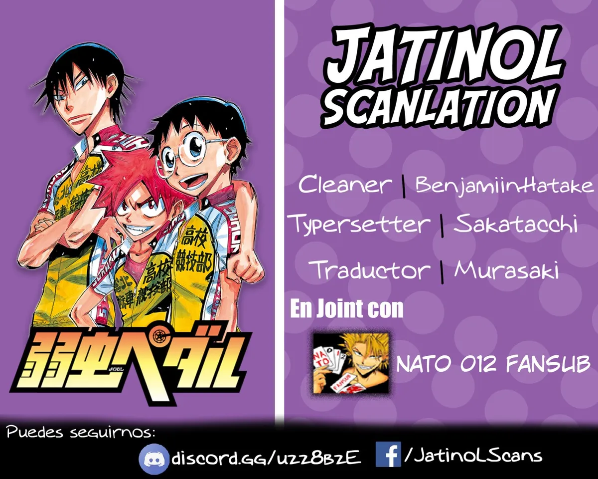 Yowamushi Pedal Capítulo 186 en Línea - página 1