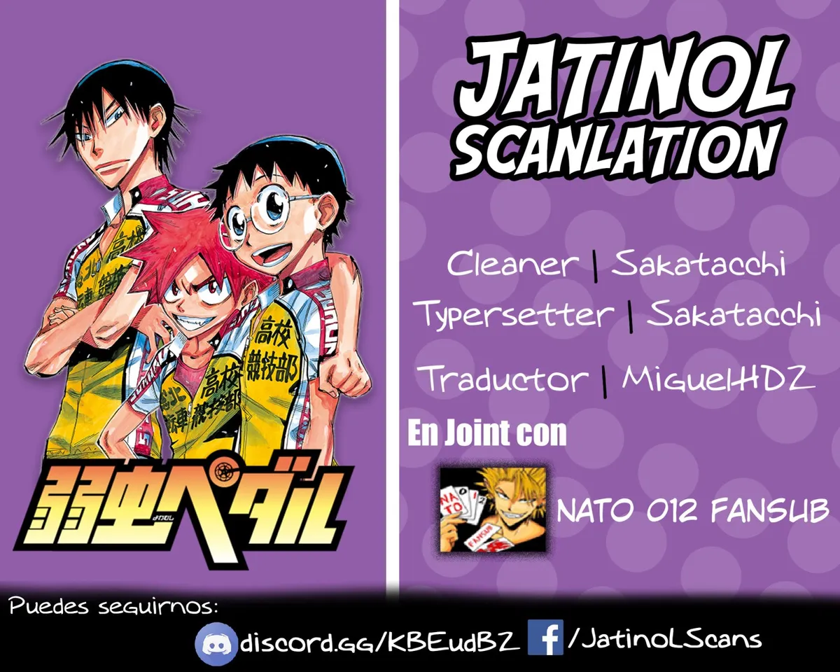 Yowamushi Pedal Capítulo 191 en Línea - página 1