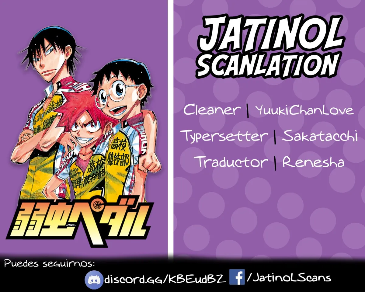 Yowamushi Pedal Capítulo 193 en Línea - página 1