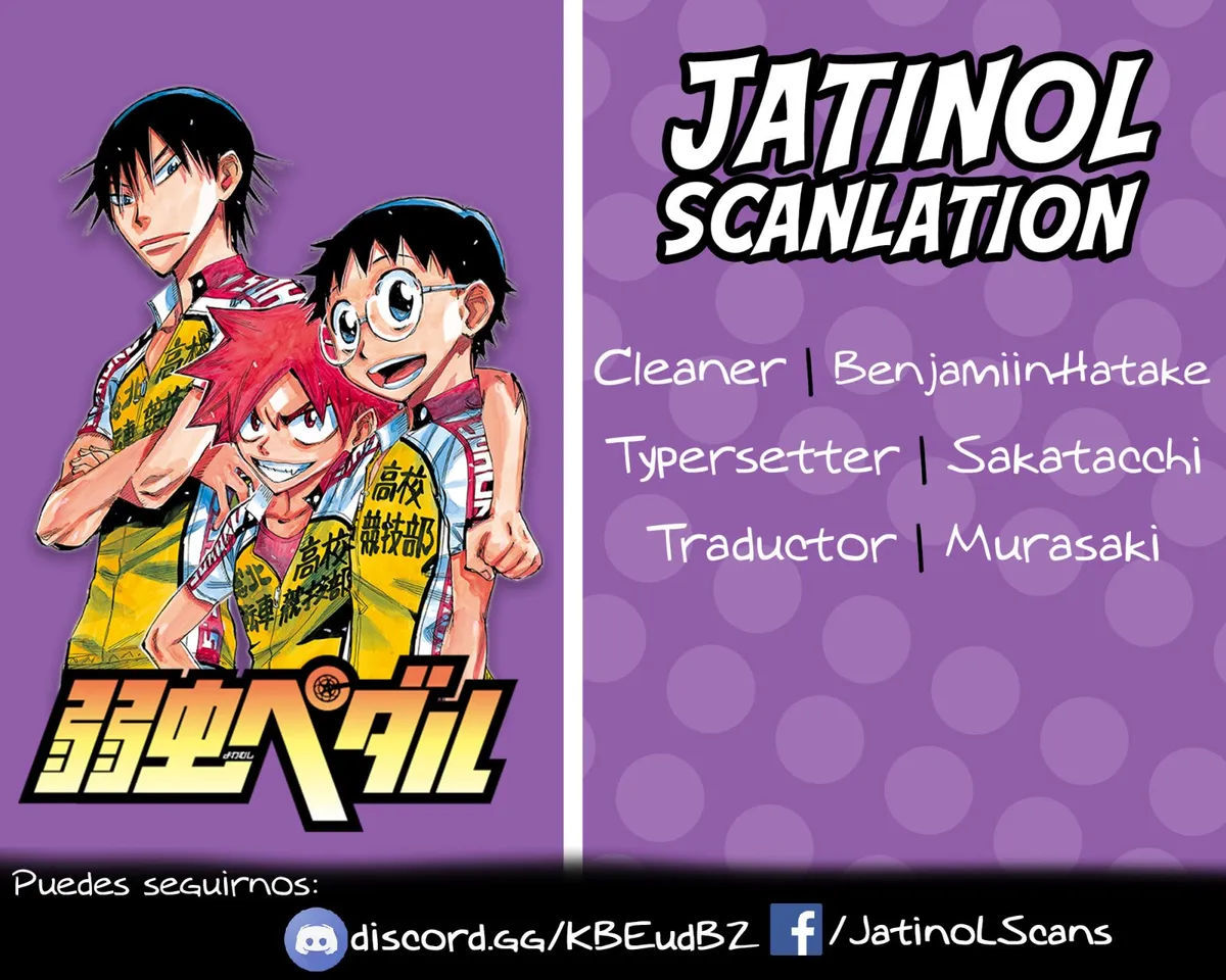 Yowamushi Pedal Capítulo 194 en Línea - página 1