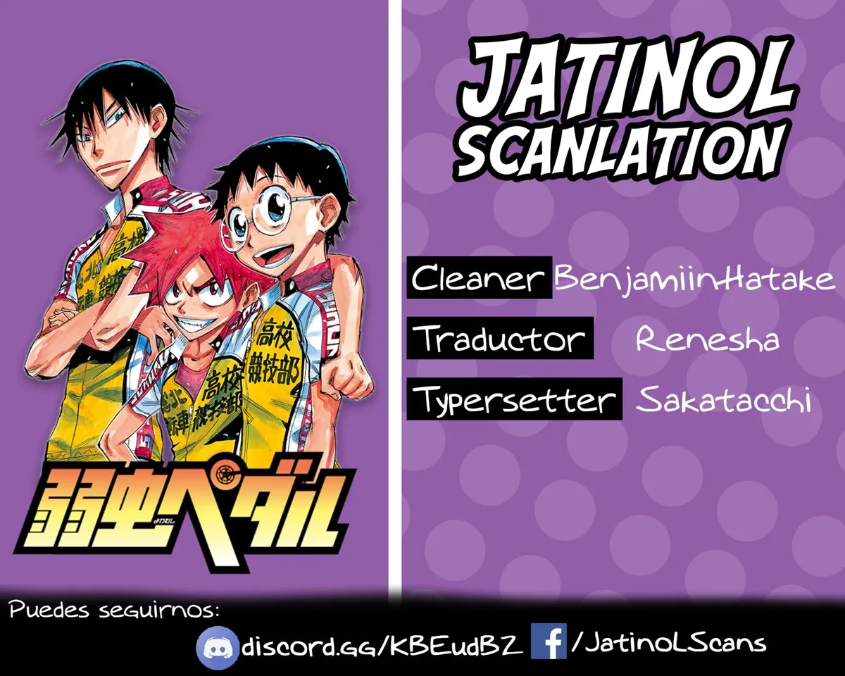 Yowamushi Pedal Capítulo 195 en Línea - página 1