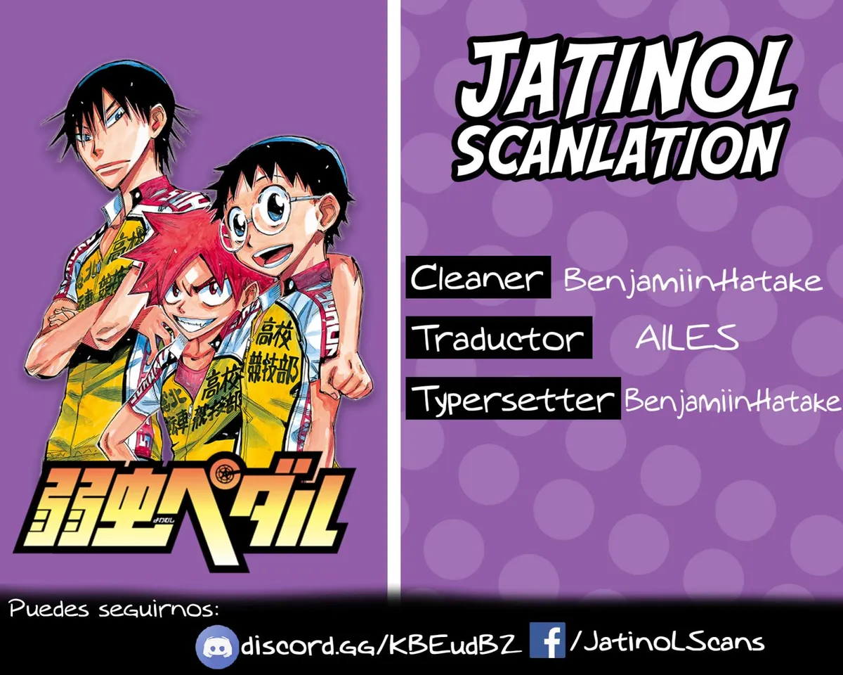 Yowamushi Pedal Capítulo 199 en Línea - página 1