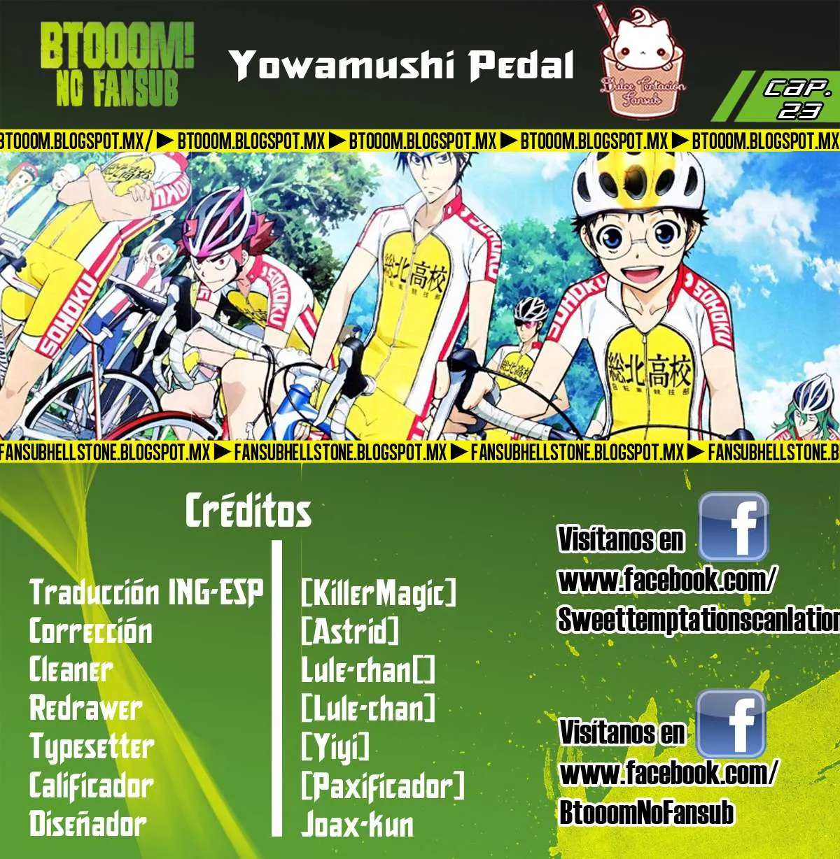 Yowamushi Pedal Capítulo 23 en Línea - página 1