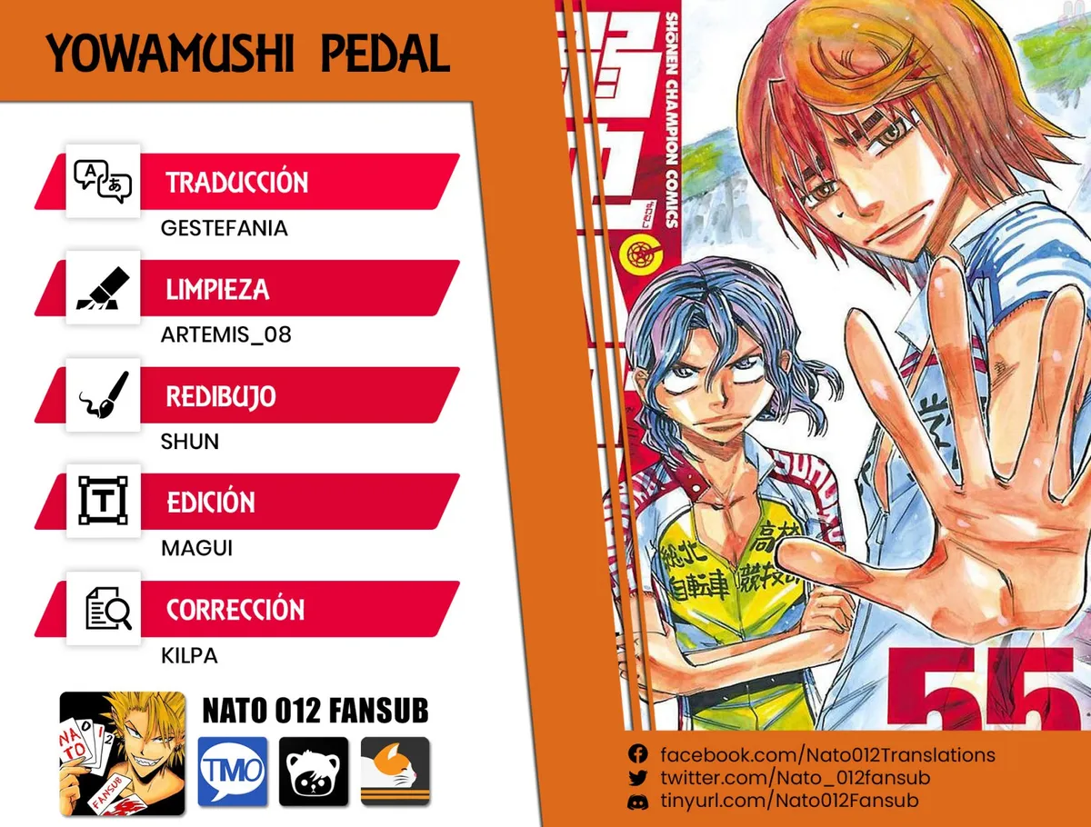 Yowamushi Pedal Capítulo 469 en Línea - página 1