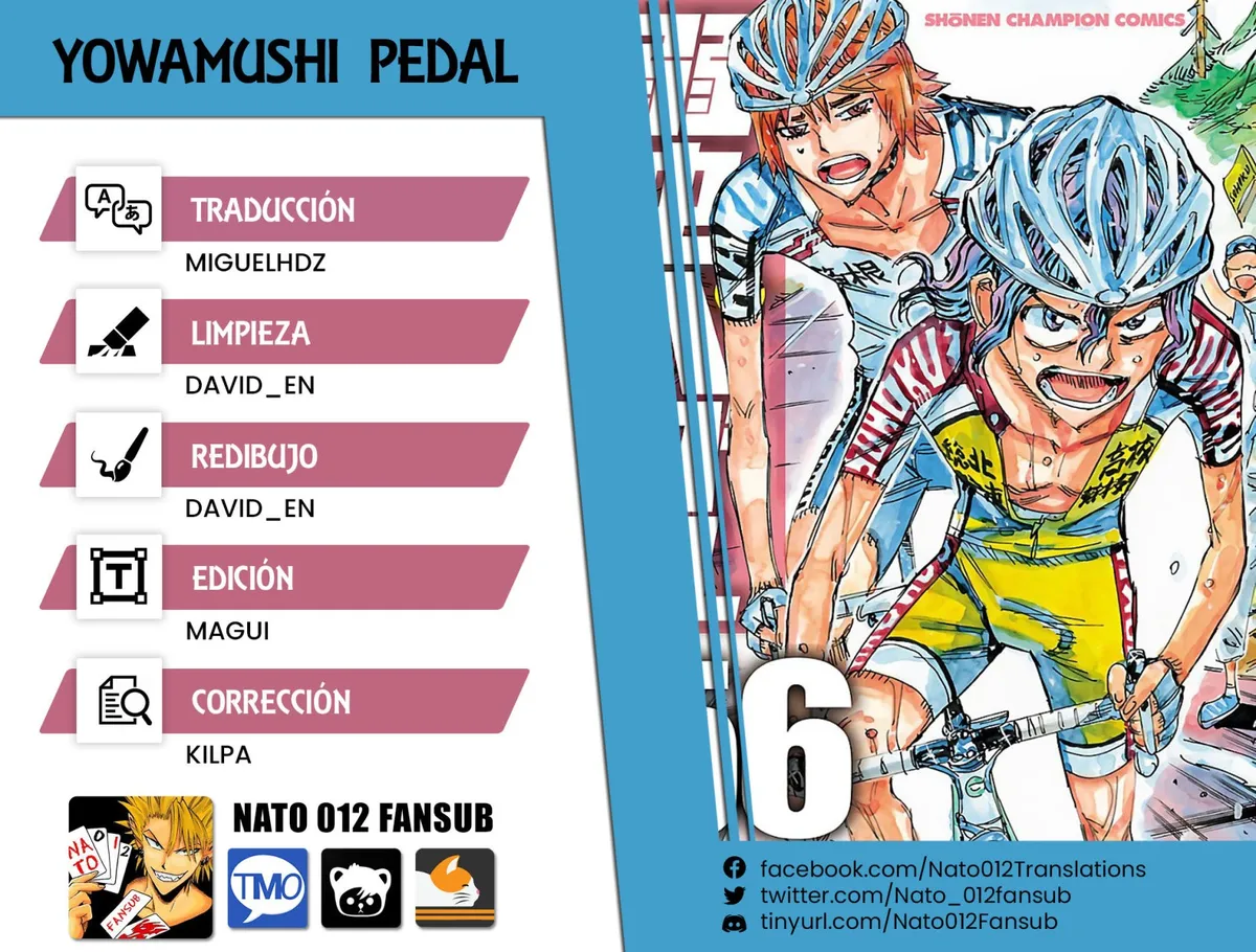 Yowamushi Pedal Capítulo 479 en Línea - página 1