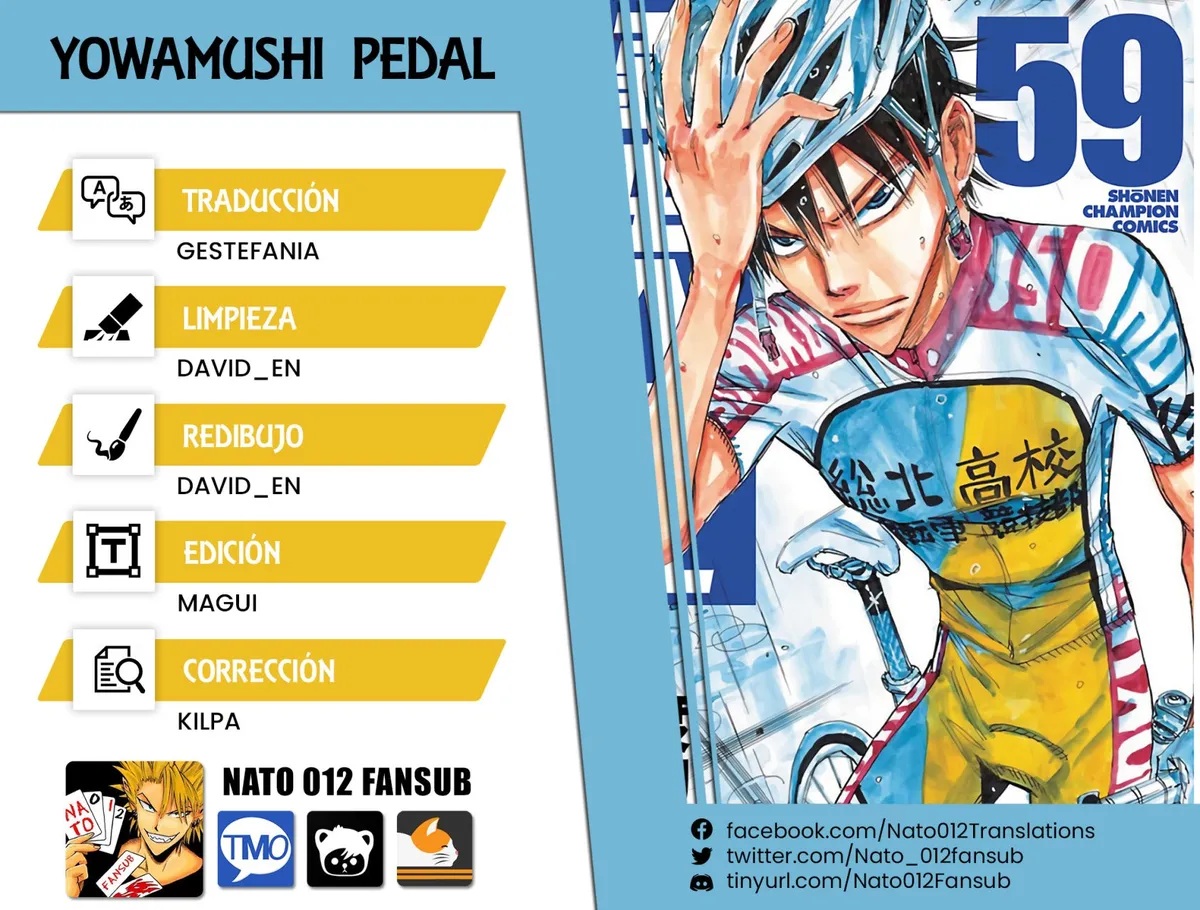 Yowamushi Pedal Capítulo 504 en Línea - página 1