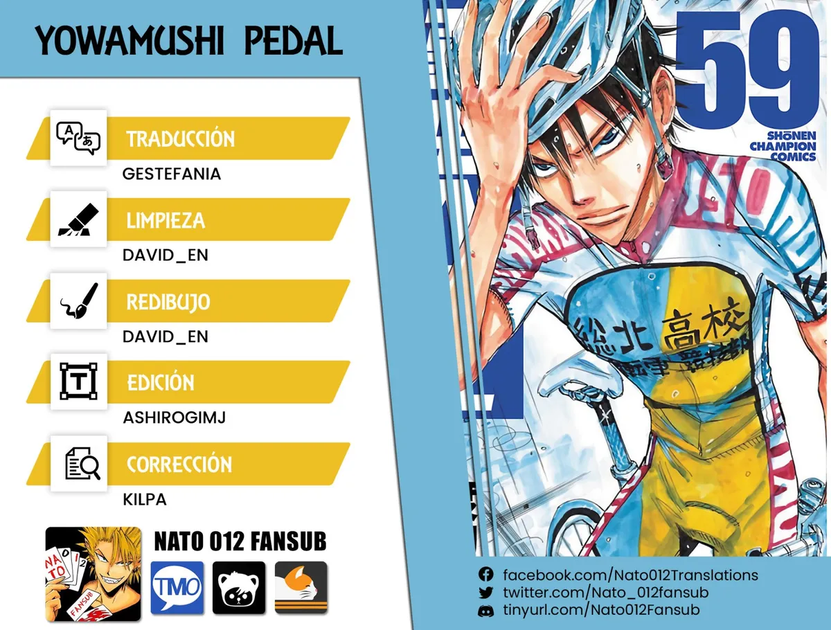 Yowamushi Pedal Capítulo 510 en Línea - página 1