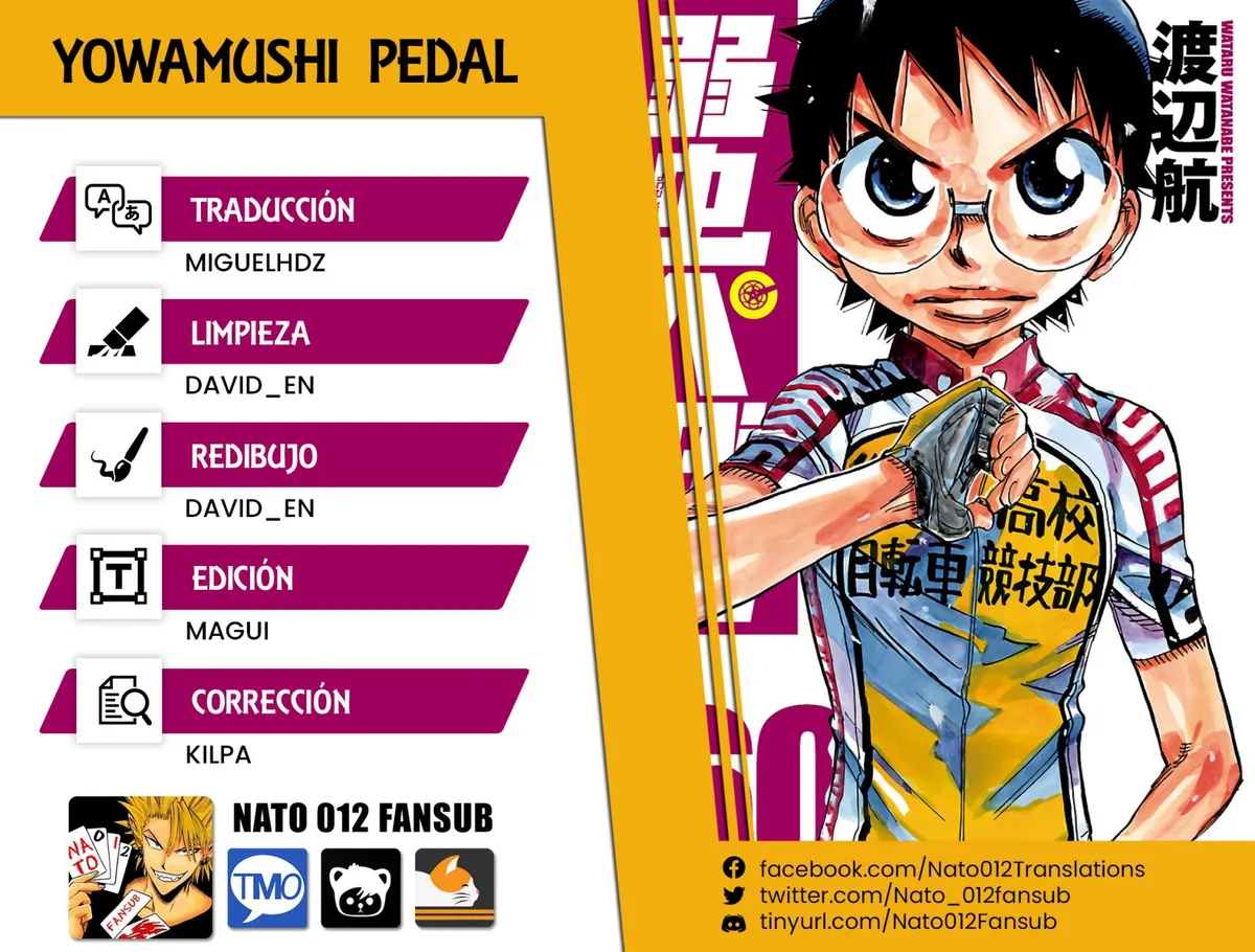 Yowamushi Pedal Capítulo 518 en Línea - página 1
