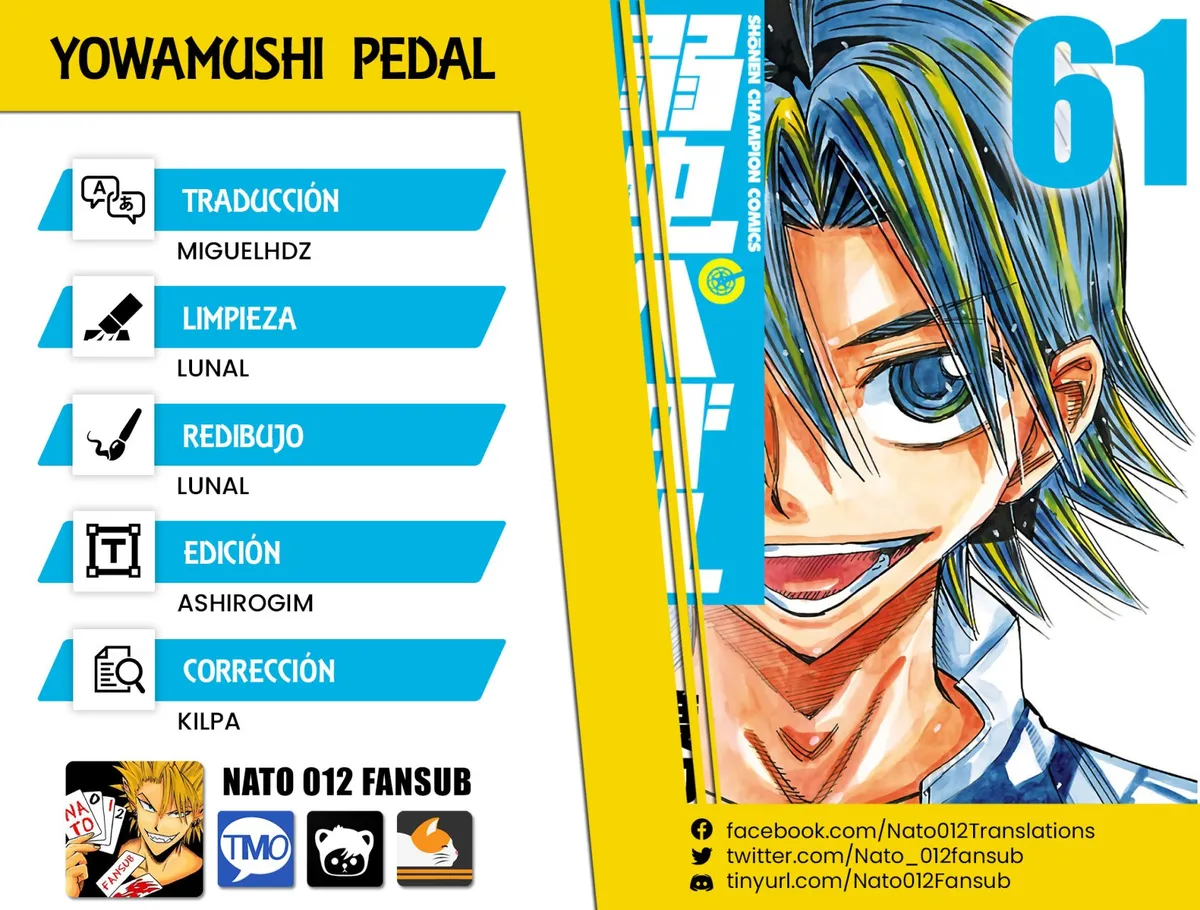 Yowamushi Pedal Capítulo 524 en Línea - página 1