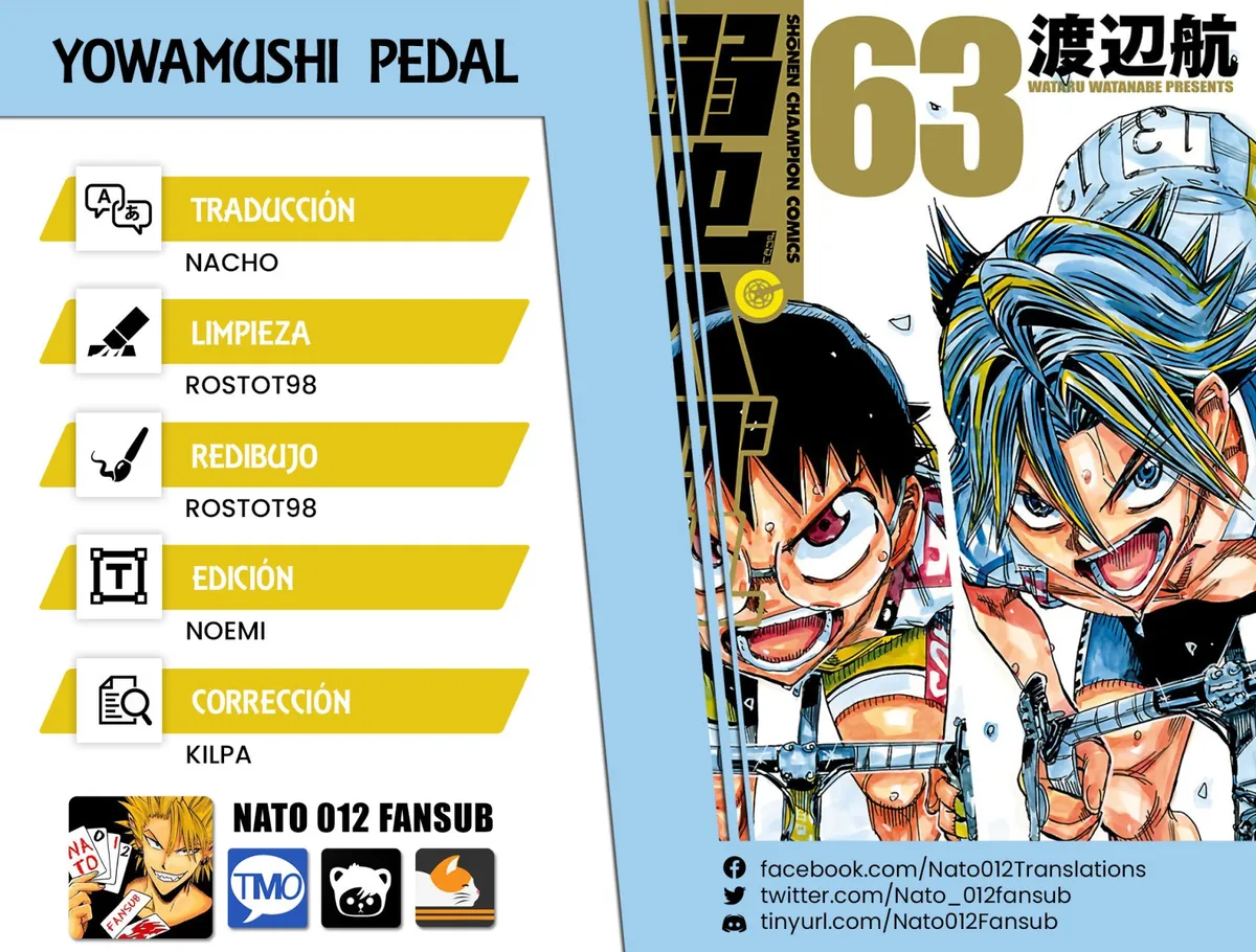 Yowamushi Pedal Capítulo 539 en Línea - página 1