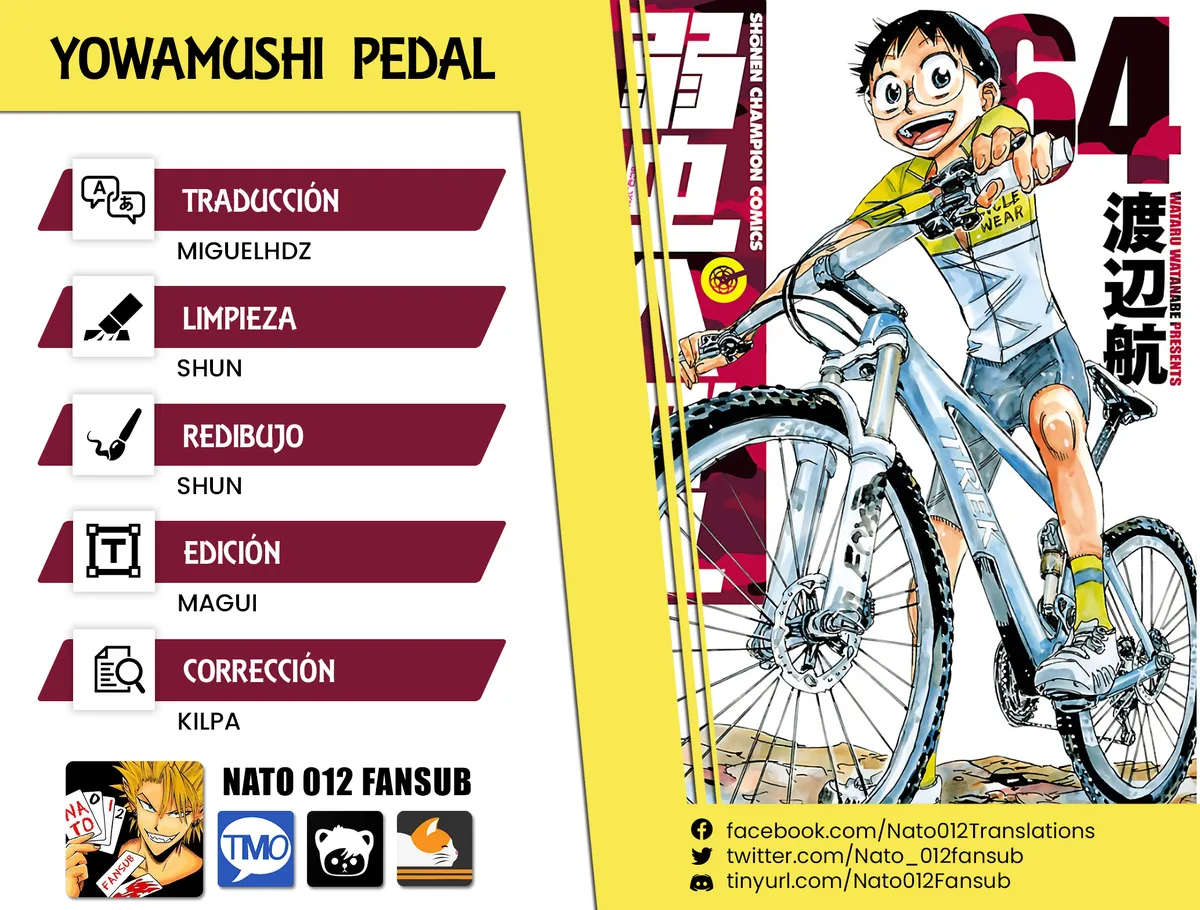 Yowamushi Pedal Capítulo 549 en Línea - página 1