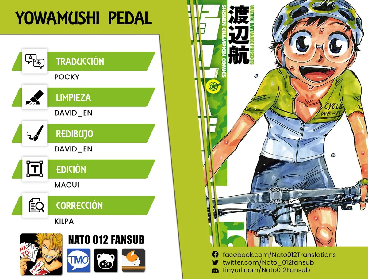 Yowamushi Pedal Capítulo 555 en Línea - página 1