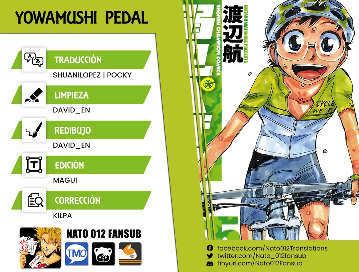 Yowamushi Pedal Capítulo 557 en Línea - página 1