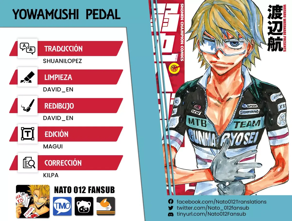 Yowamushi Pedal Capítulo 565 en Línea - página 1