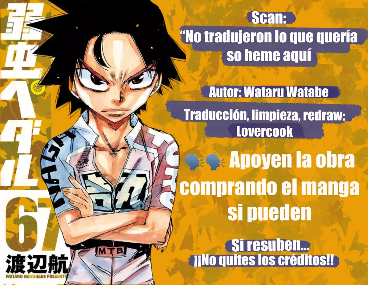 Yowamushi Pedal Capítulo 574 en Línea - página 1