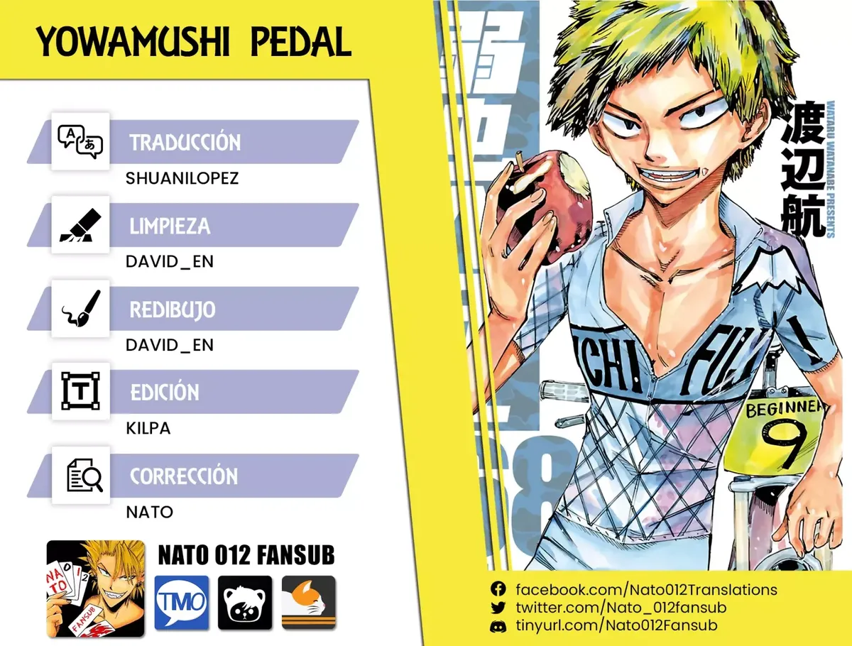 Yowamushi Pedal Capítulo 582 en Línea - página 1