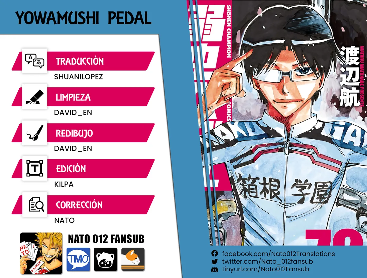 Yowamushi Pedal Capítulo 615 en Línea - página 1