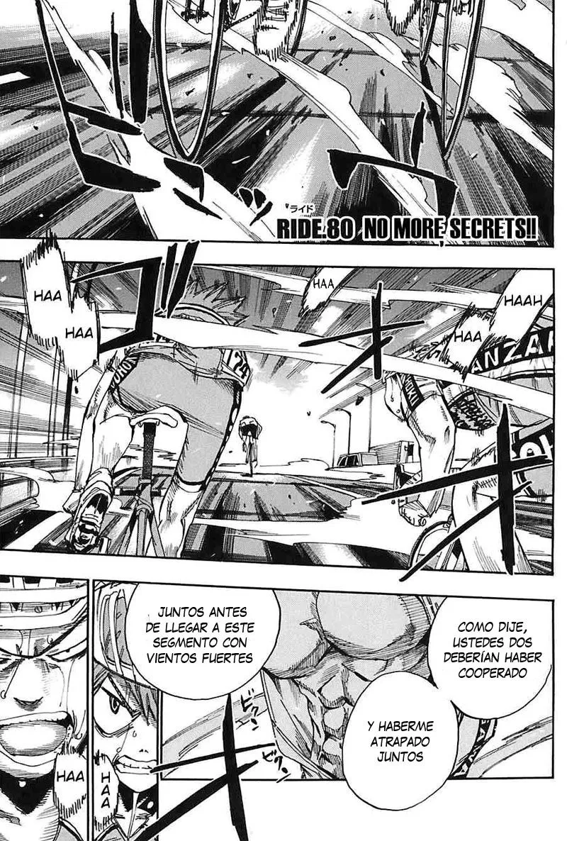 Yowamushi Pedal Capítulo 80 en Línea - página 1