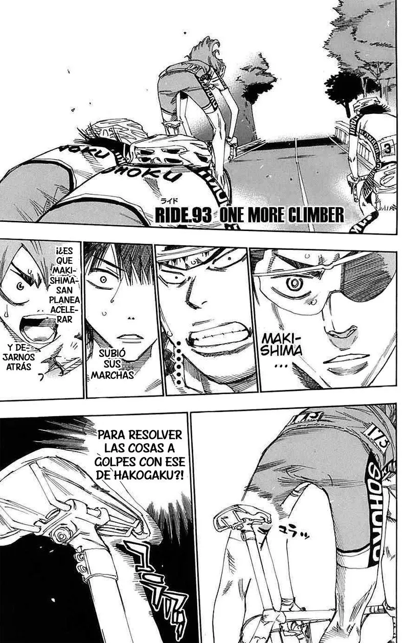 Yowamushi Pedal Capítulo 93 en Línea - página 1