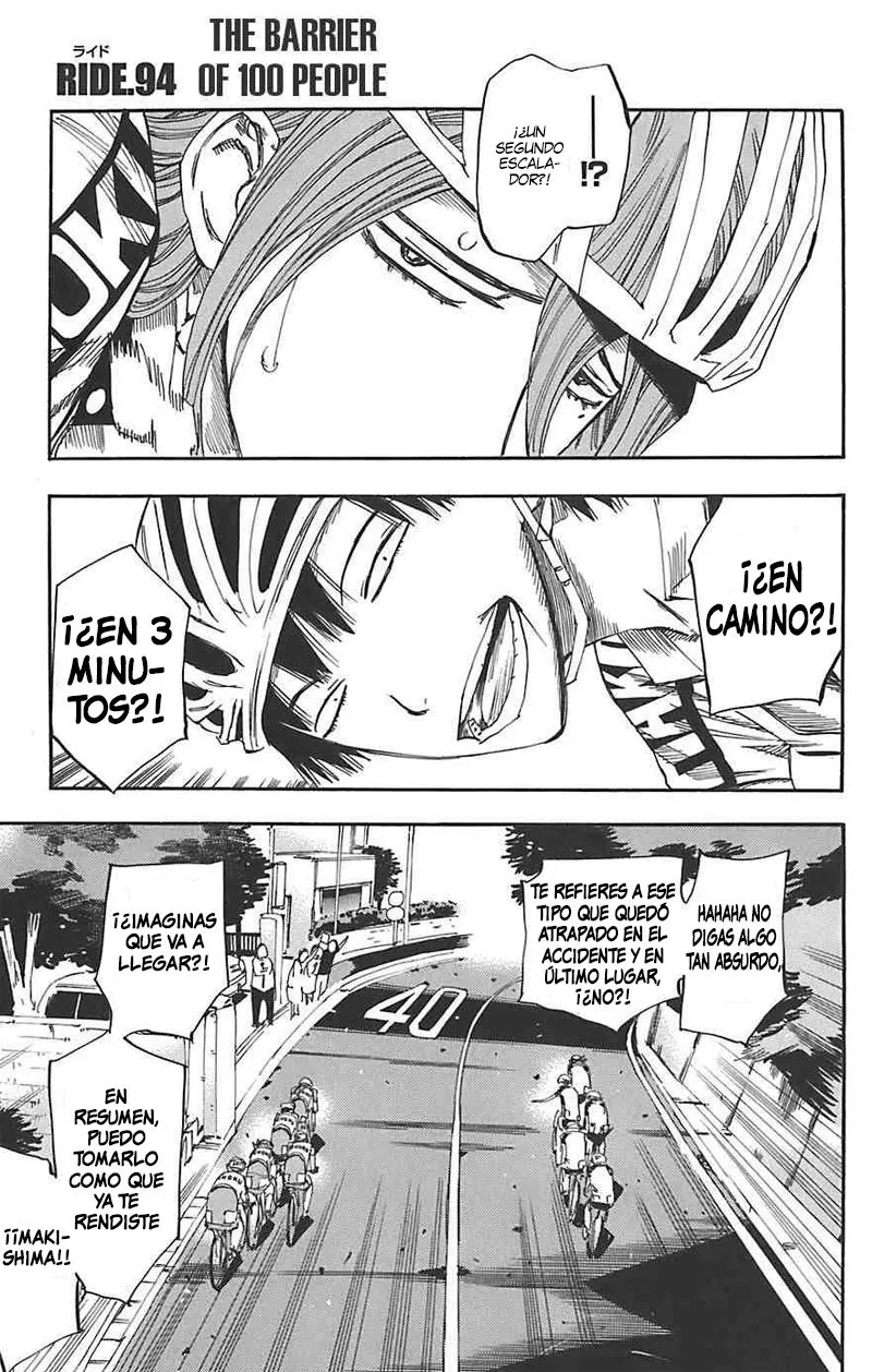 Yowamushi Pedal Capítulo 94 en Línea - página 1