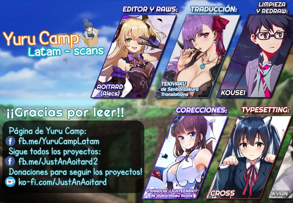 Yurucamp Capítulo 42 en Línea - página 1