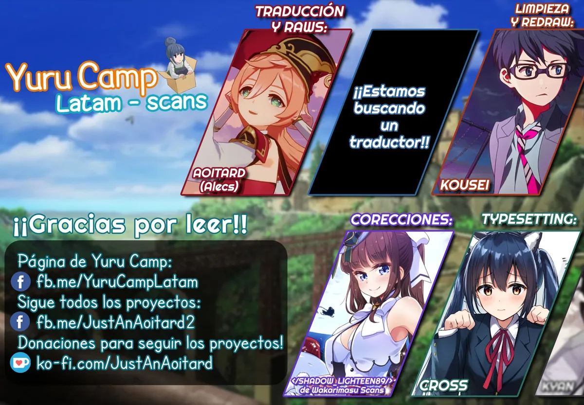 Yurucamp Capítulo 43 en Línea - página 1