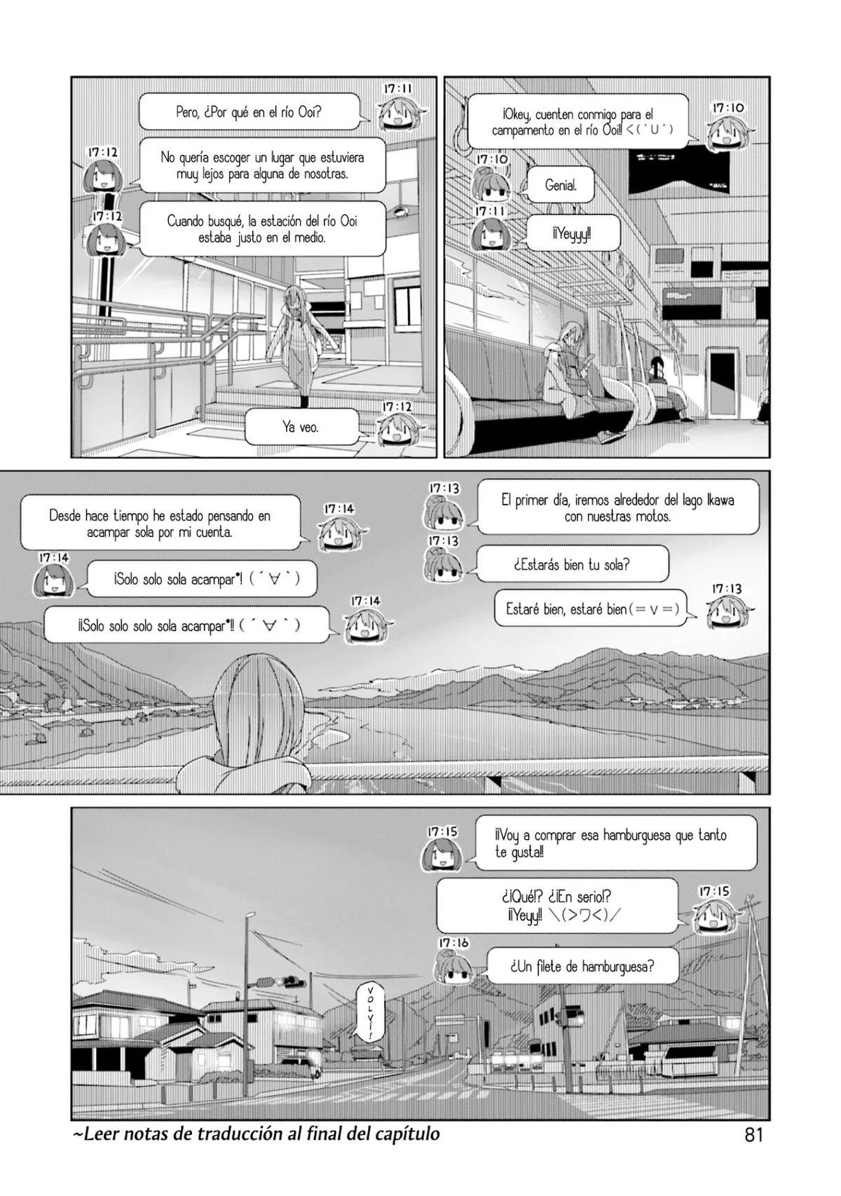 Yurucamp Capítulo 56 en Línea - página 1