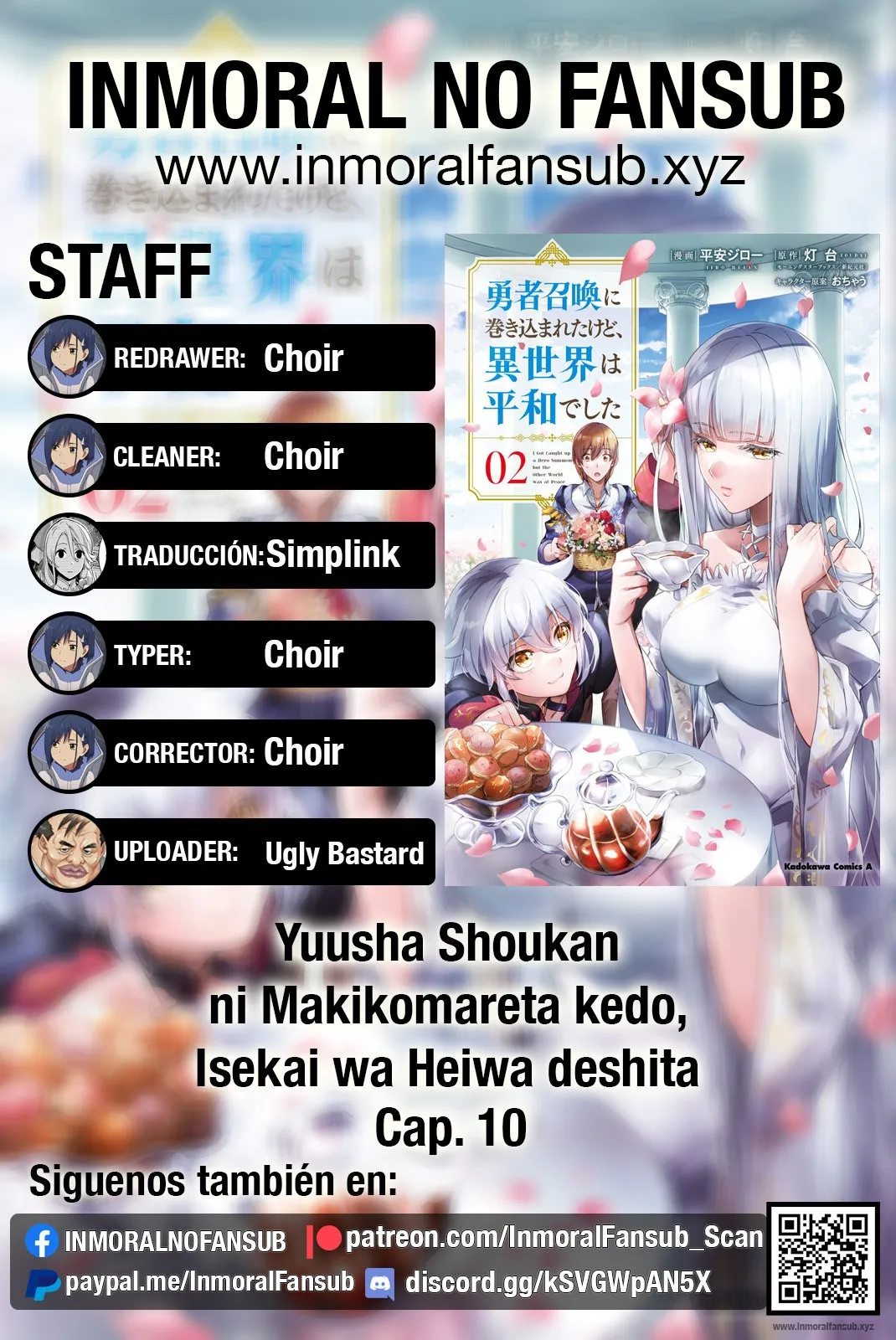 Yuusha Shoukan ni Makikomareta kedo, Isekai wa Heiwa deshita Capítulo 10 en Línea - página 1