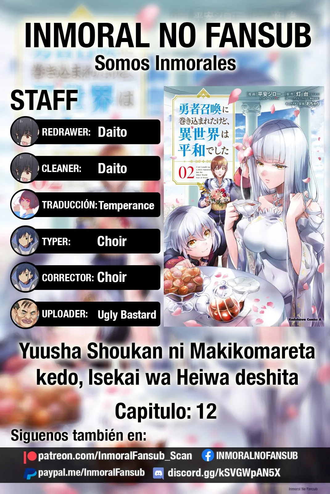 Yuusha Shoukan ni Makikomareta kedo, Isekai wa Heiwa deshita Capítulo 12 en Línea - página 1